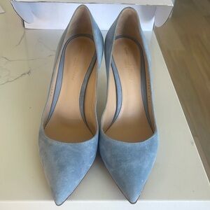 Gianvito Rossi Blue suede Pumps